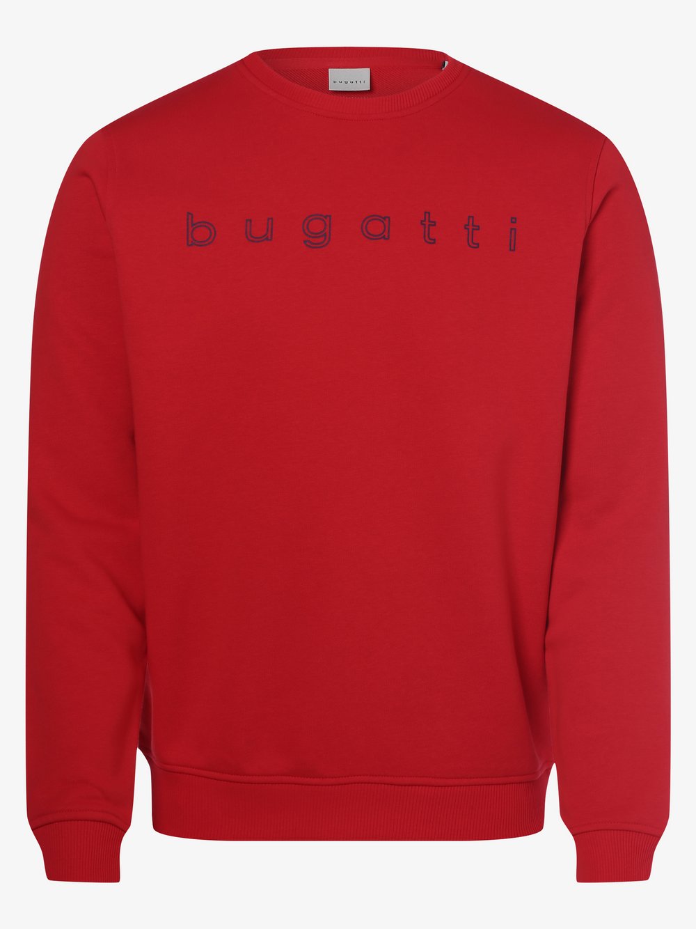 Bugatti - Męska bluza nierozpinana, czerwony