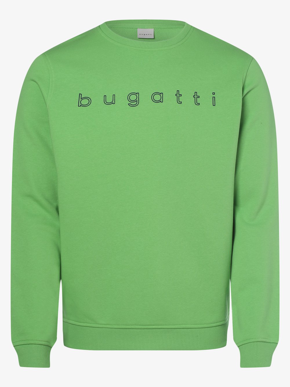 Bugatti - Męska bluza nierozpinana, zielony