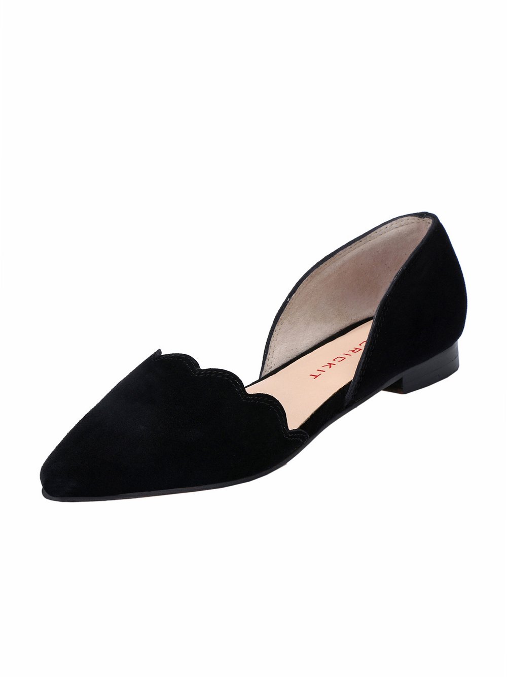 Crickit Ballerina Damen Leder schwarz, 39