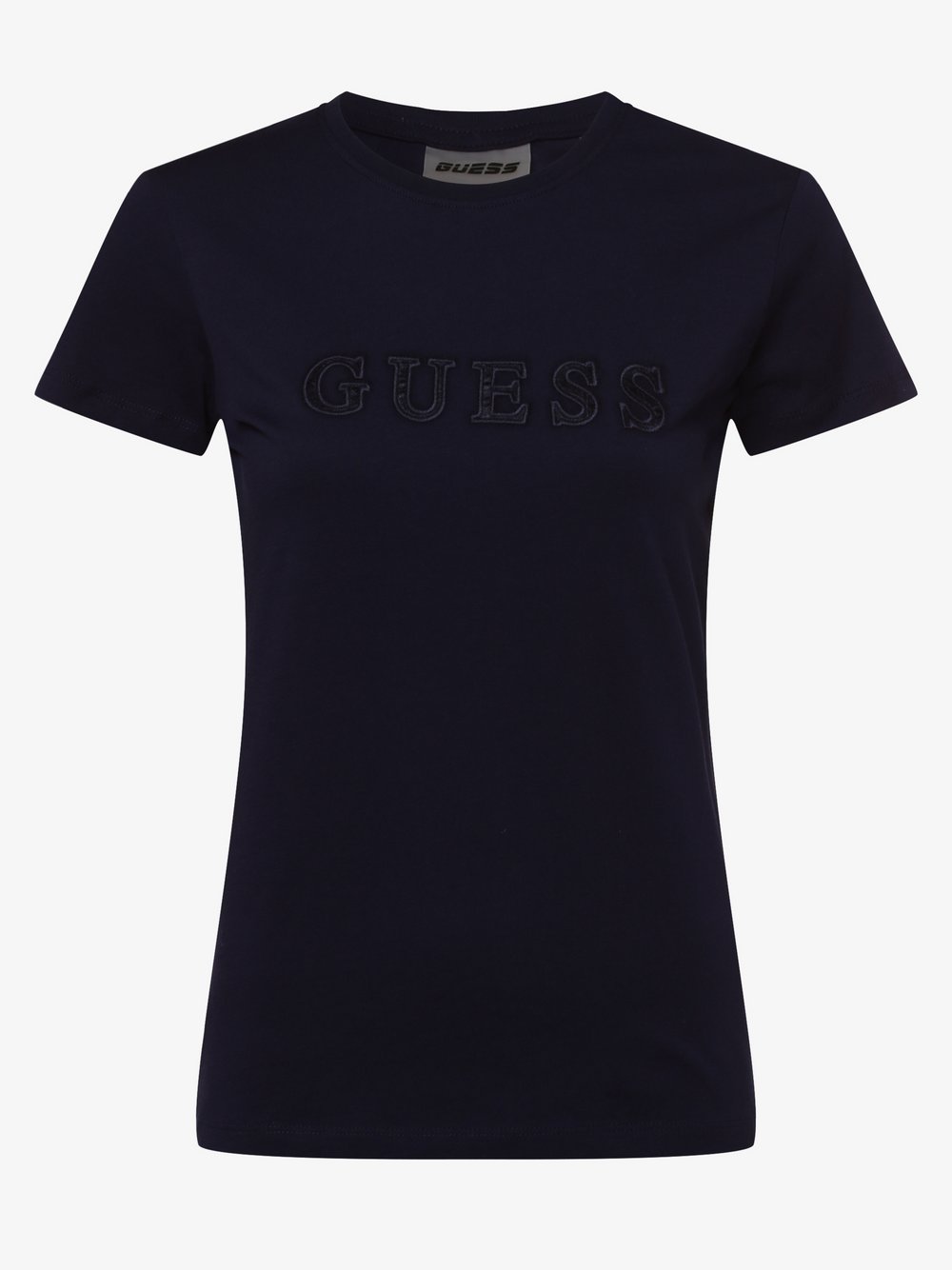 GUESS - T-shirt damski, niebieski