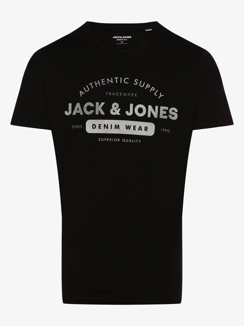 Jack & Jones - T-shirt męski – JJEJeans, czarny