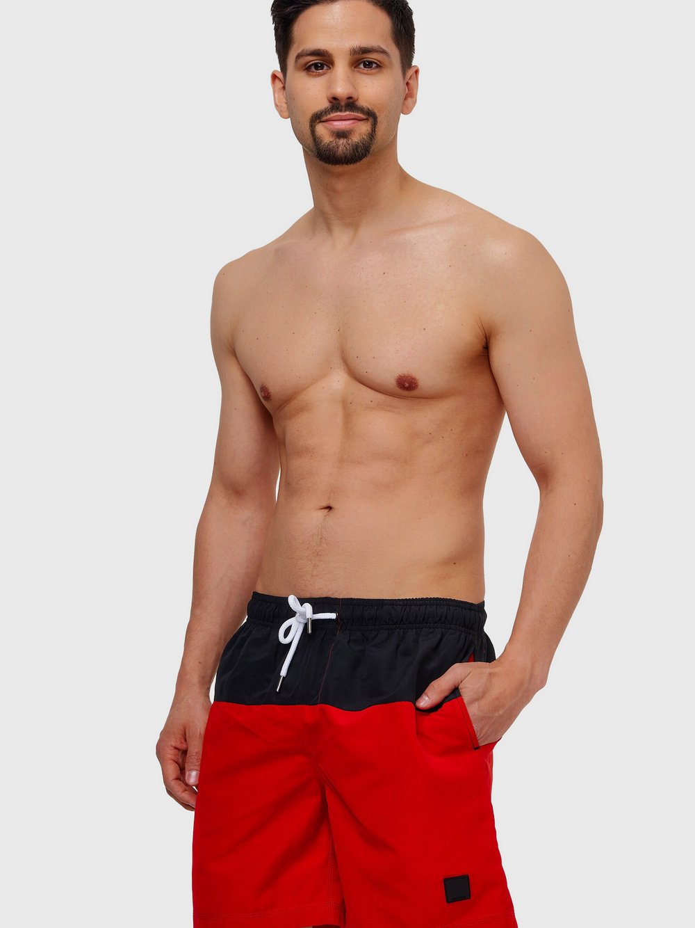 Indicode Badehose Herren rot, XXL