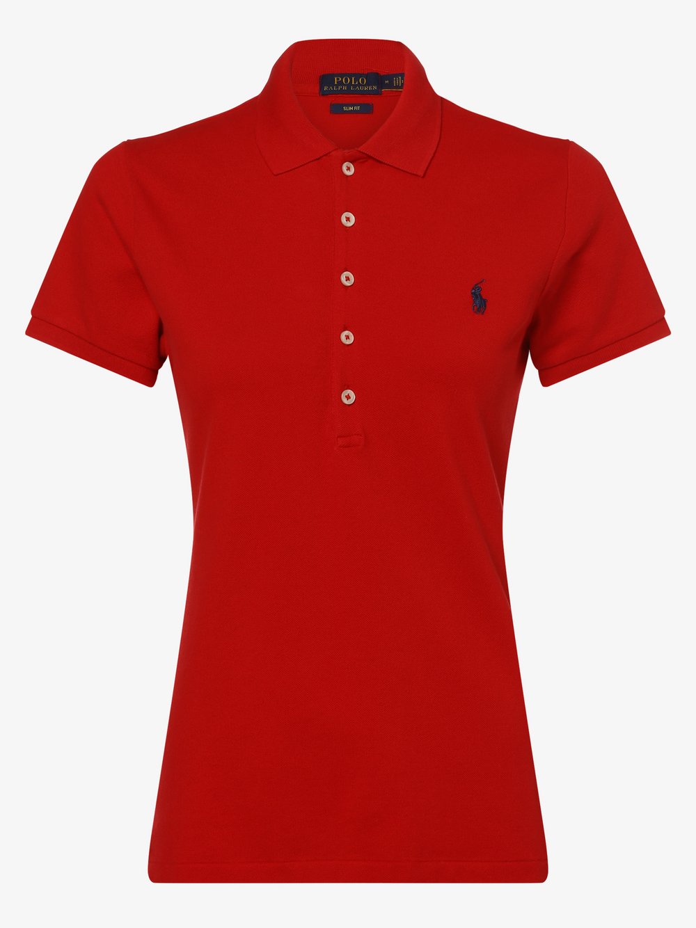 Polo Ralph Lauren - Damska koszulka polo – Slim fit, czerwony