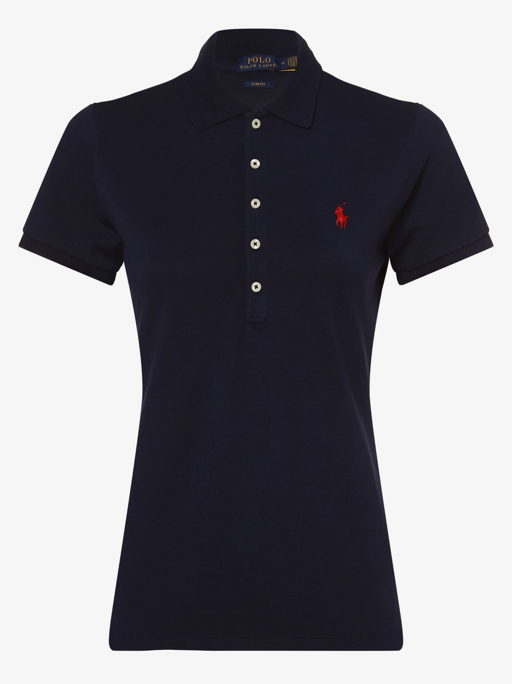 Polo Ralph Lauren - Damska koszulka polo – Slim fit, niebieski