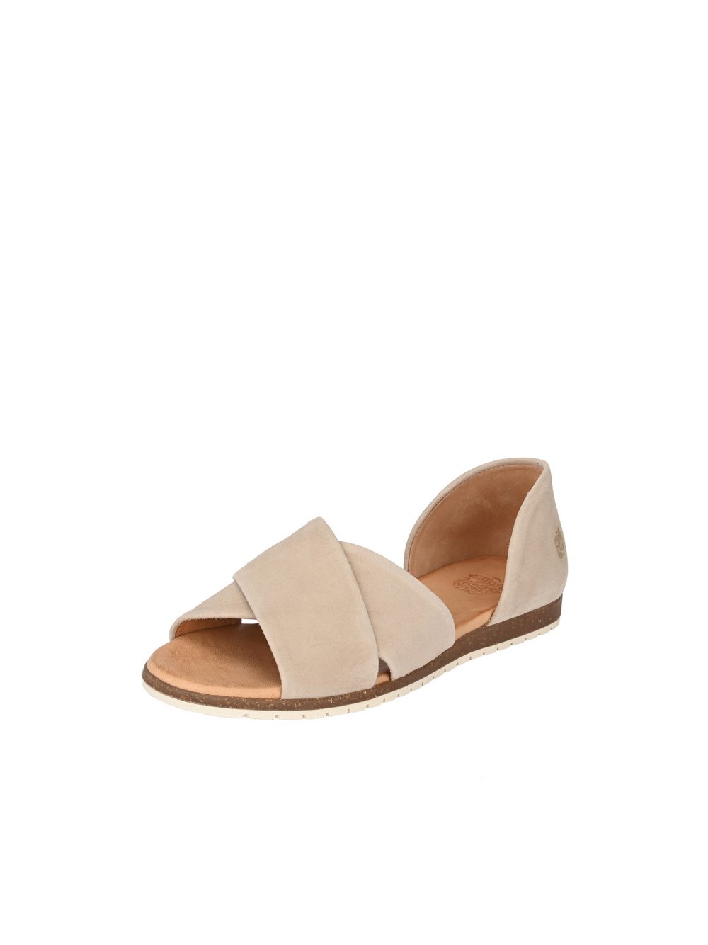 Apple of Eden Sandal Damen Leder beige, 37