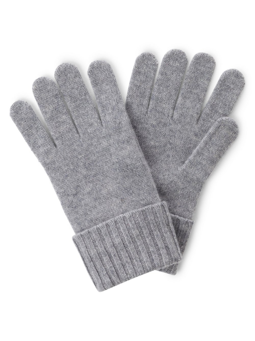 Marie Lund Pure Cashmere Handschuhe Damen grau, ONE SIZE