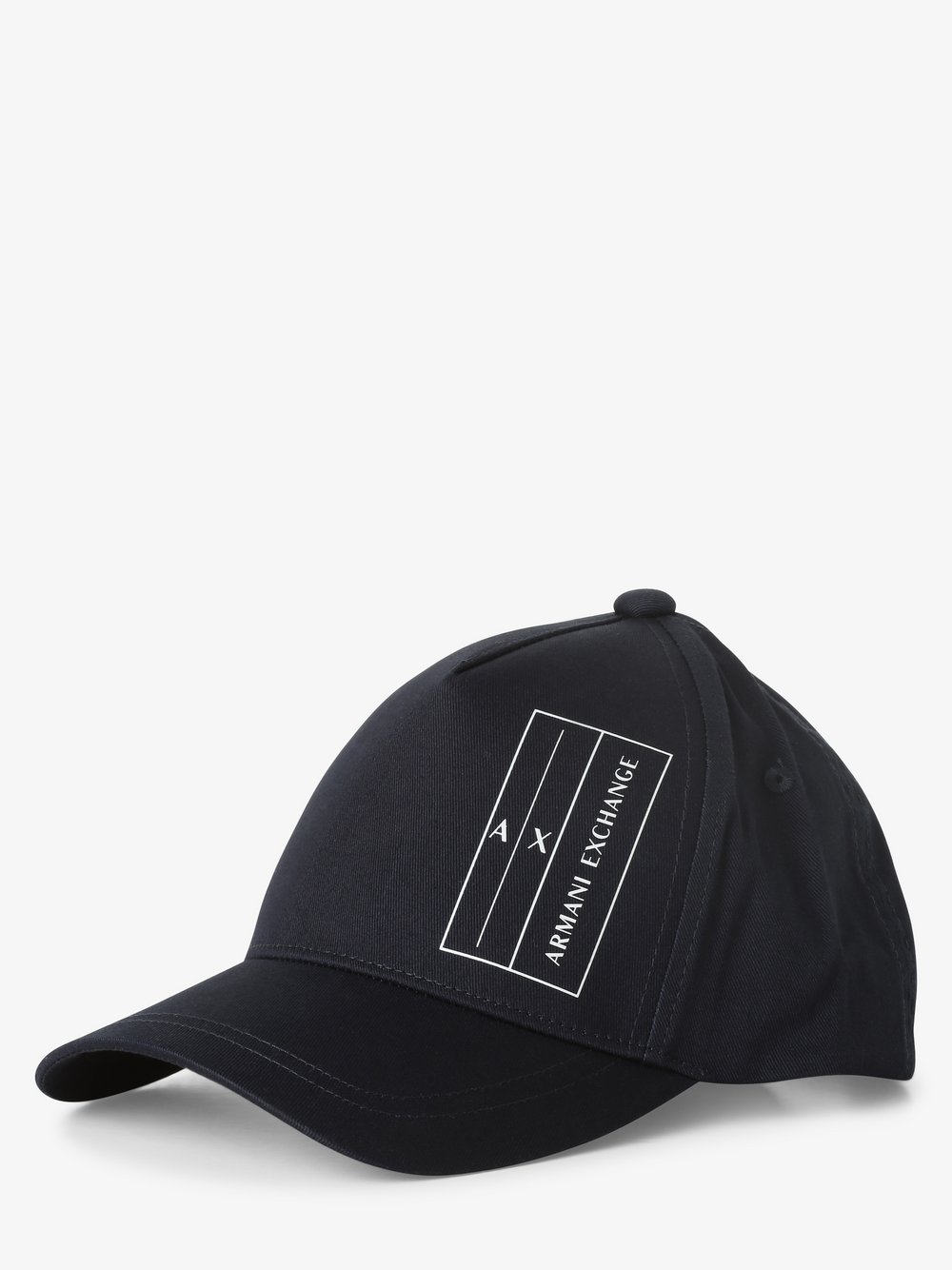 Armani Exchange - Męska czapka z daszkiem, niebieski