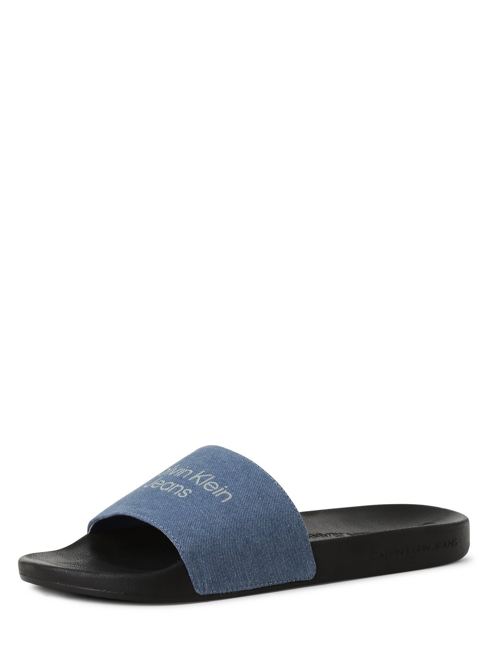 Calvin Klein - Męskie pantofle kąpielowe, niebieski