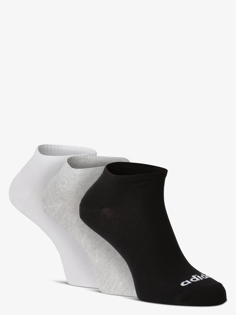 Adidas Originals - Skarpety do obuwia sportowego pakowane po 3 szt., szary|czarny|biały