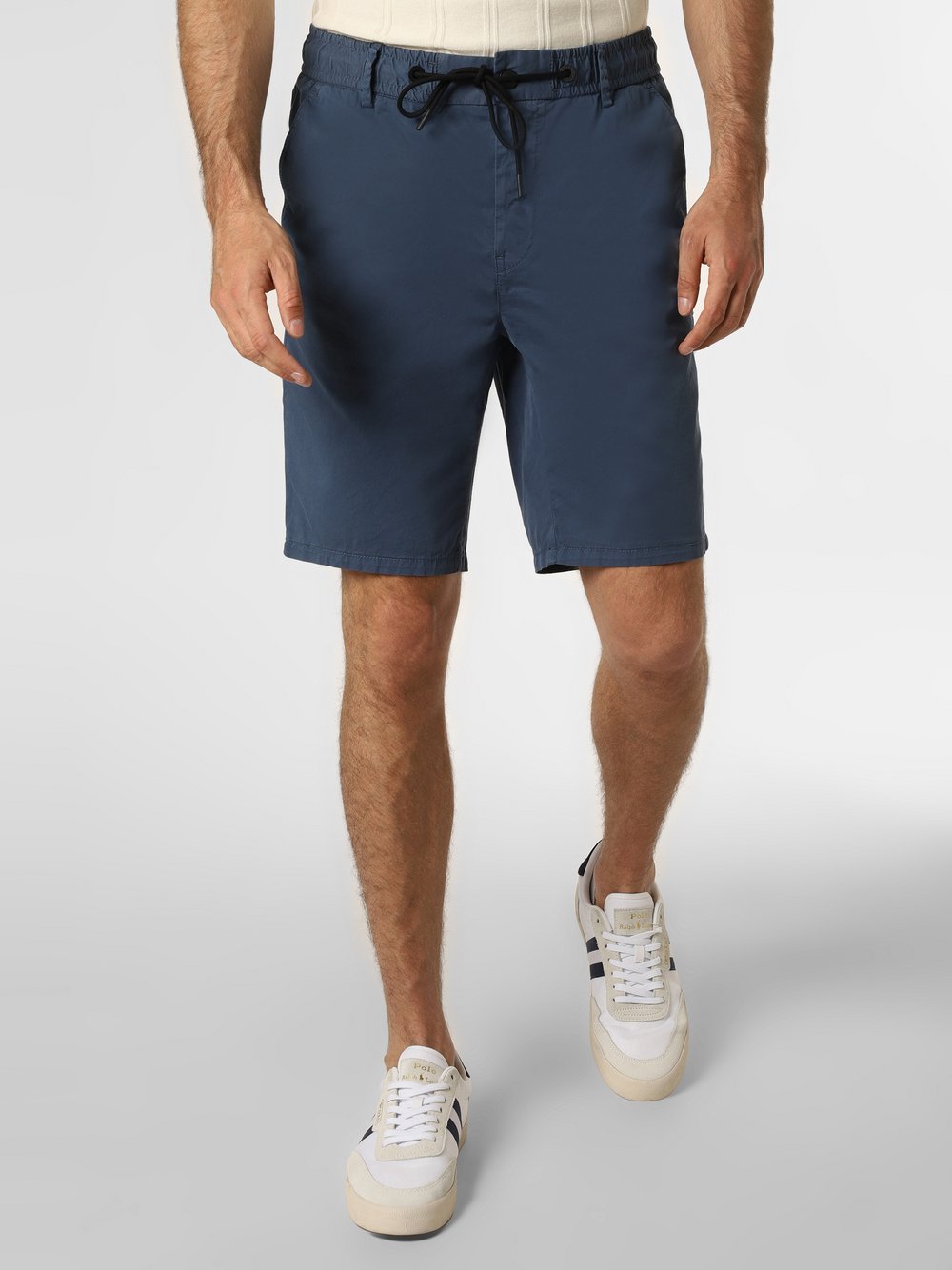 BOSS Orange - Spodenki męskie – Taber Shorts, niebieski