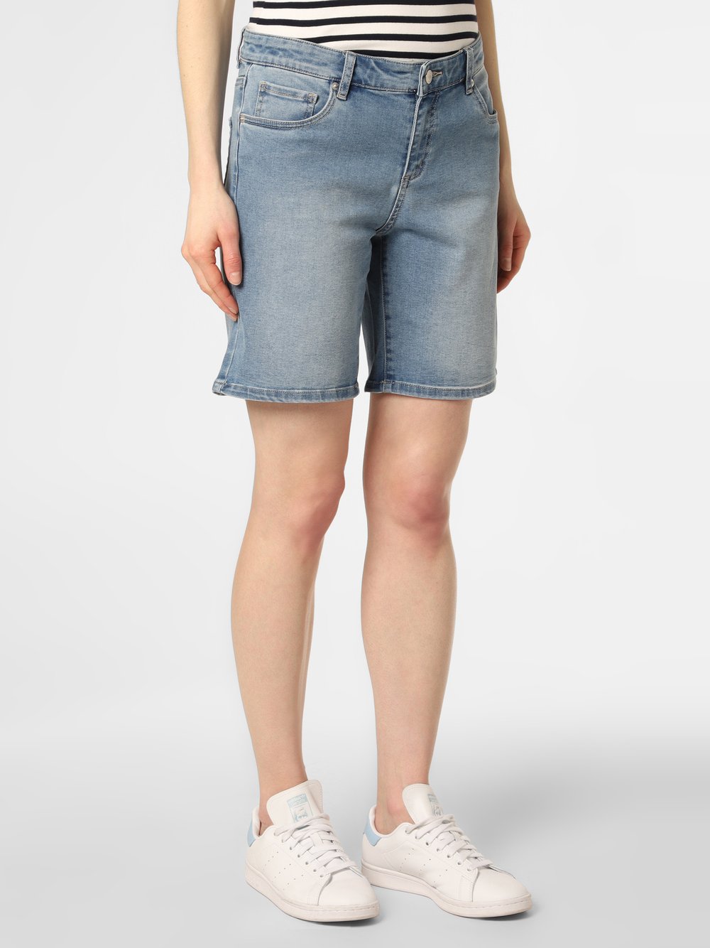 Marie Lund - Damskie krótkie spodenki jeansowe, niebieski