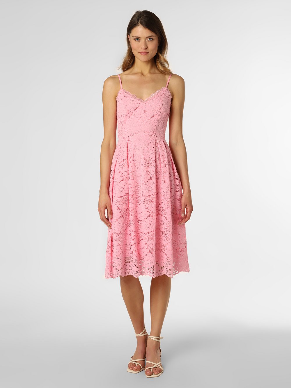 Y.A.S Kleid Damen Spitze pink, M