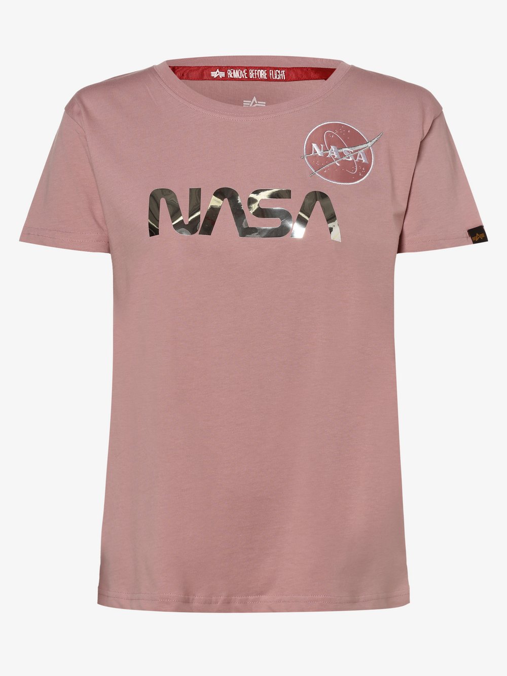 Alpha Industries - T-shirt damski, różowy