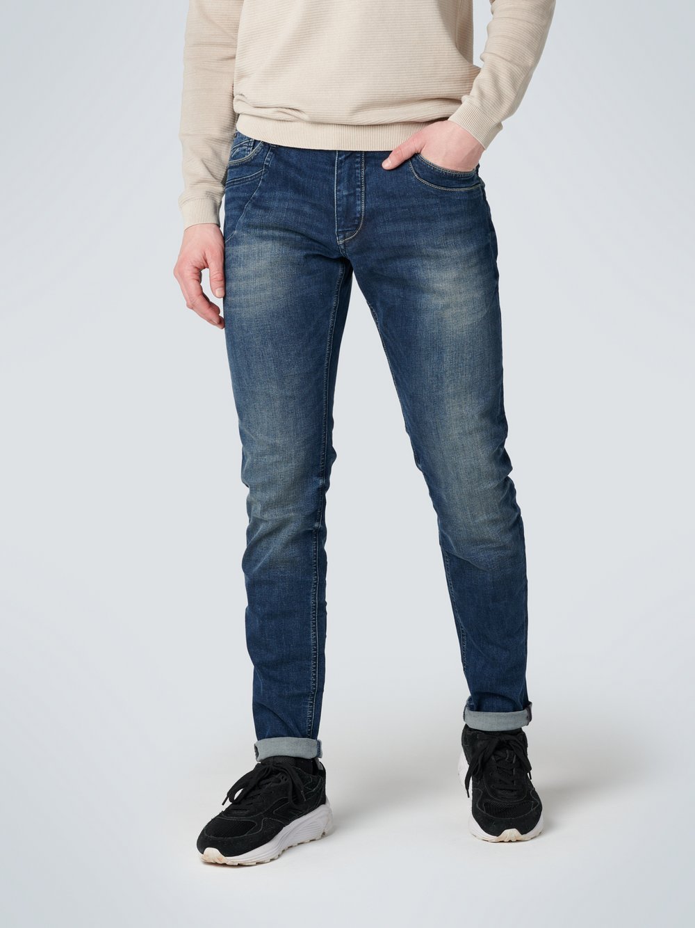No Excess Jeans Herren Baumwolle blau, 29-32