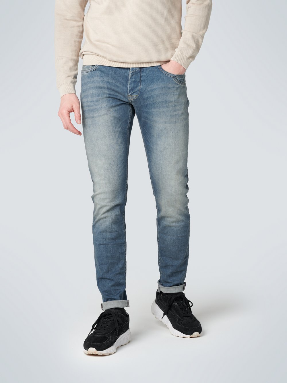 No Excess Jeans Herren Baumwolle blau, 28-34