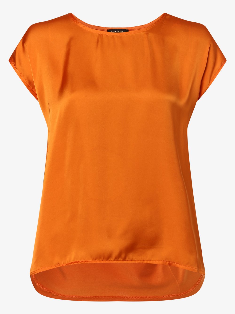 More & More - T-shirt damski, pomarańczowy
