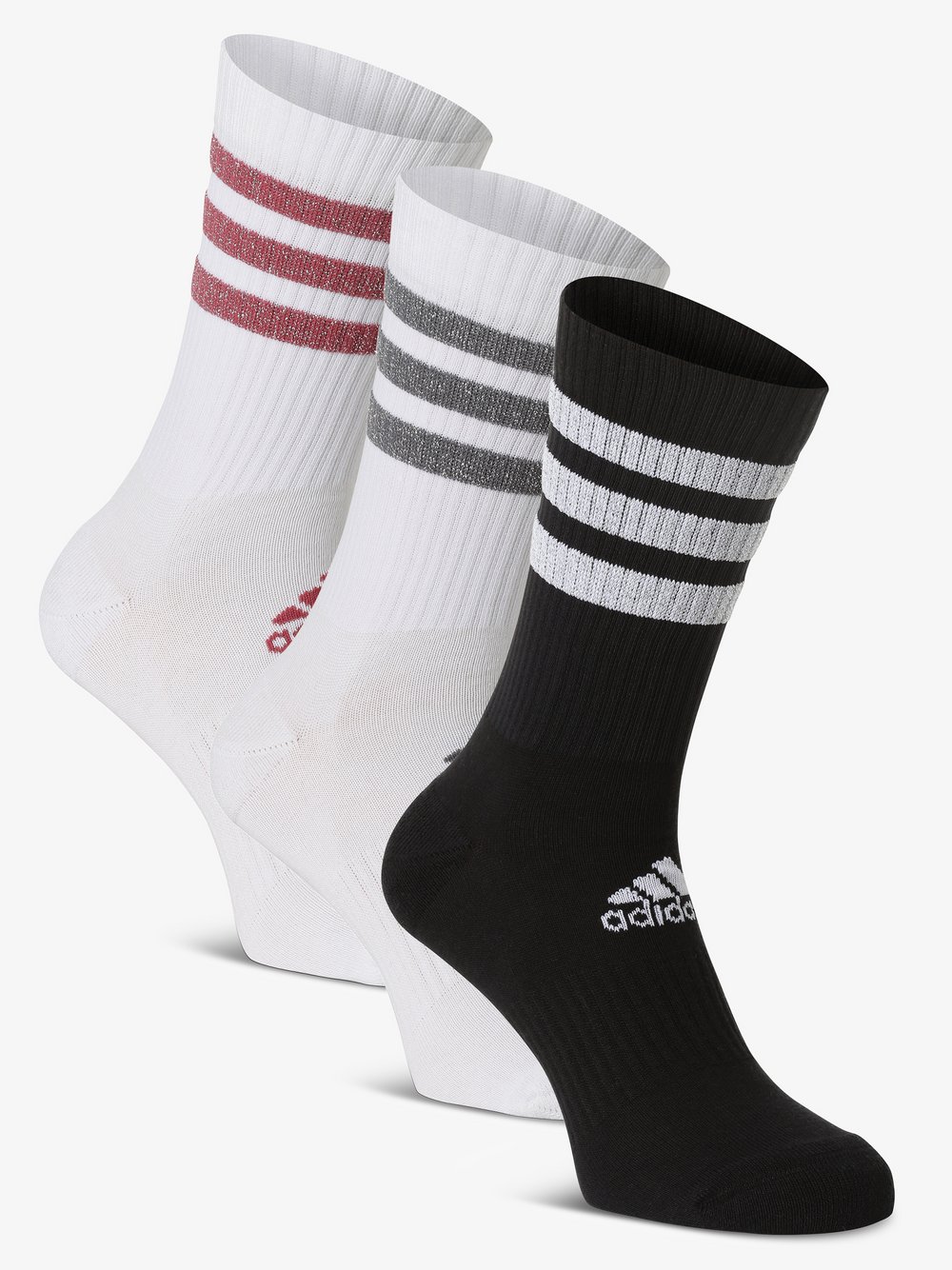 Adidas Originals - Skarpety damskie pakowane po 3 szt., czarny|biały