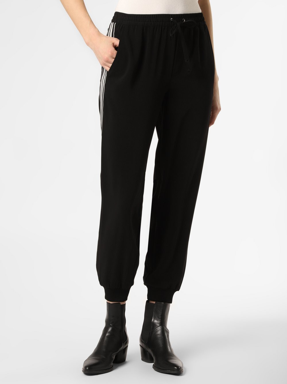 Lauren Ralph Lauren - Damskie spodnie dresowe, czarny