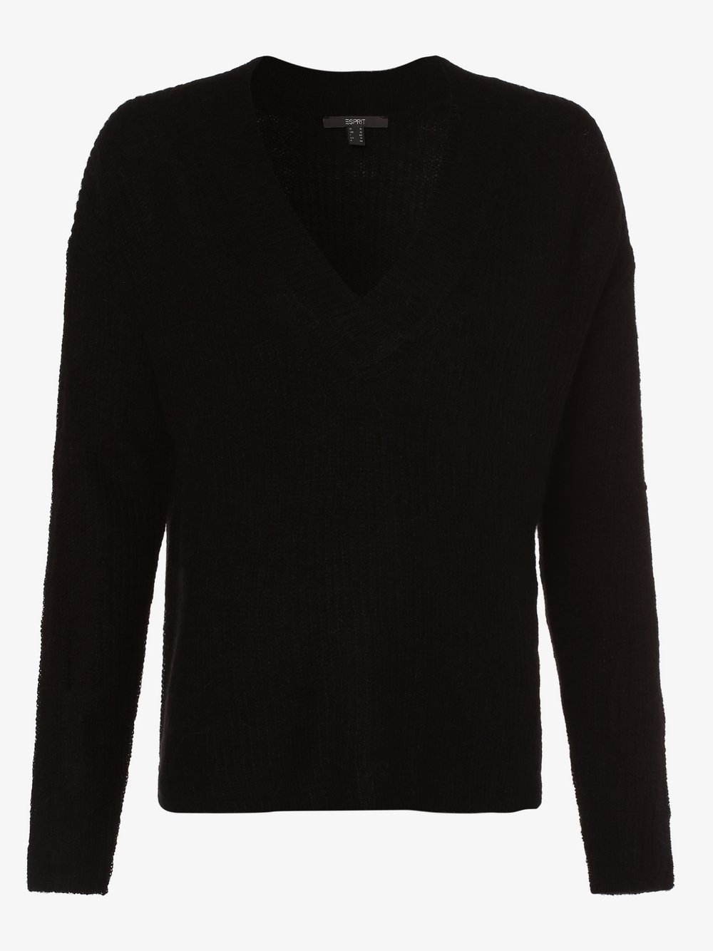 Esprit Collection - Sweter damski z dodatkiem alpaki, czarny