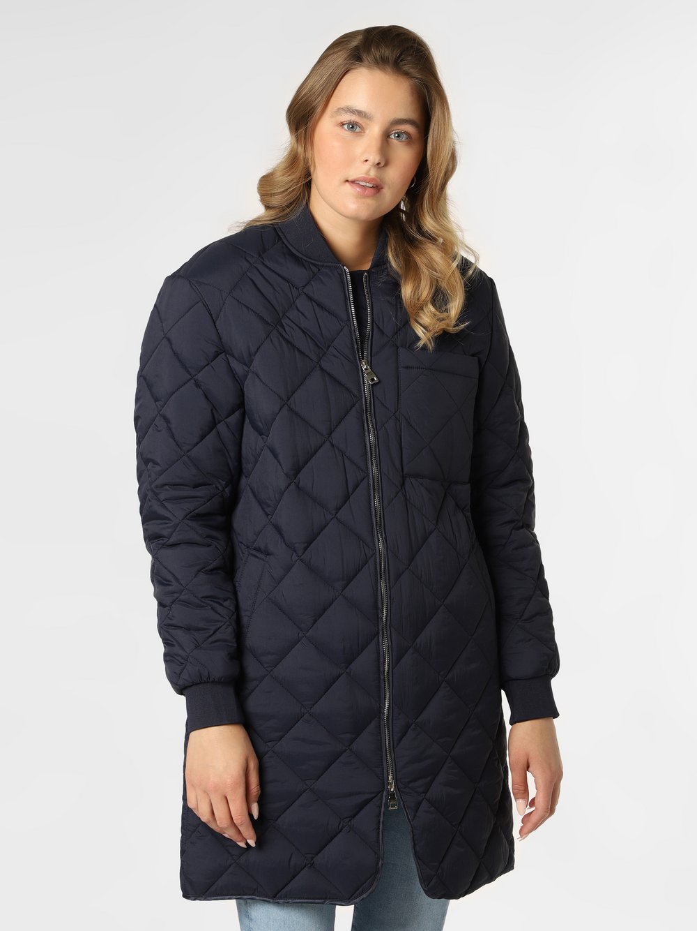 Marie Lund Steppmantel Damen blau, 42