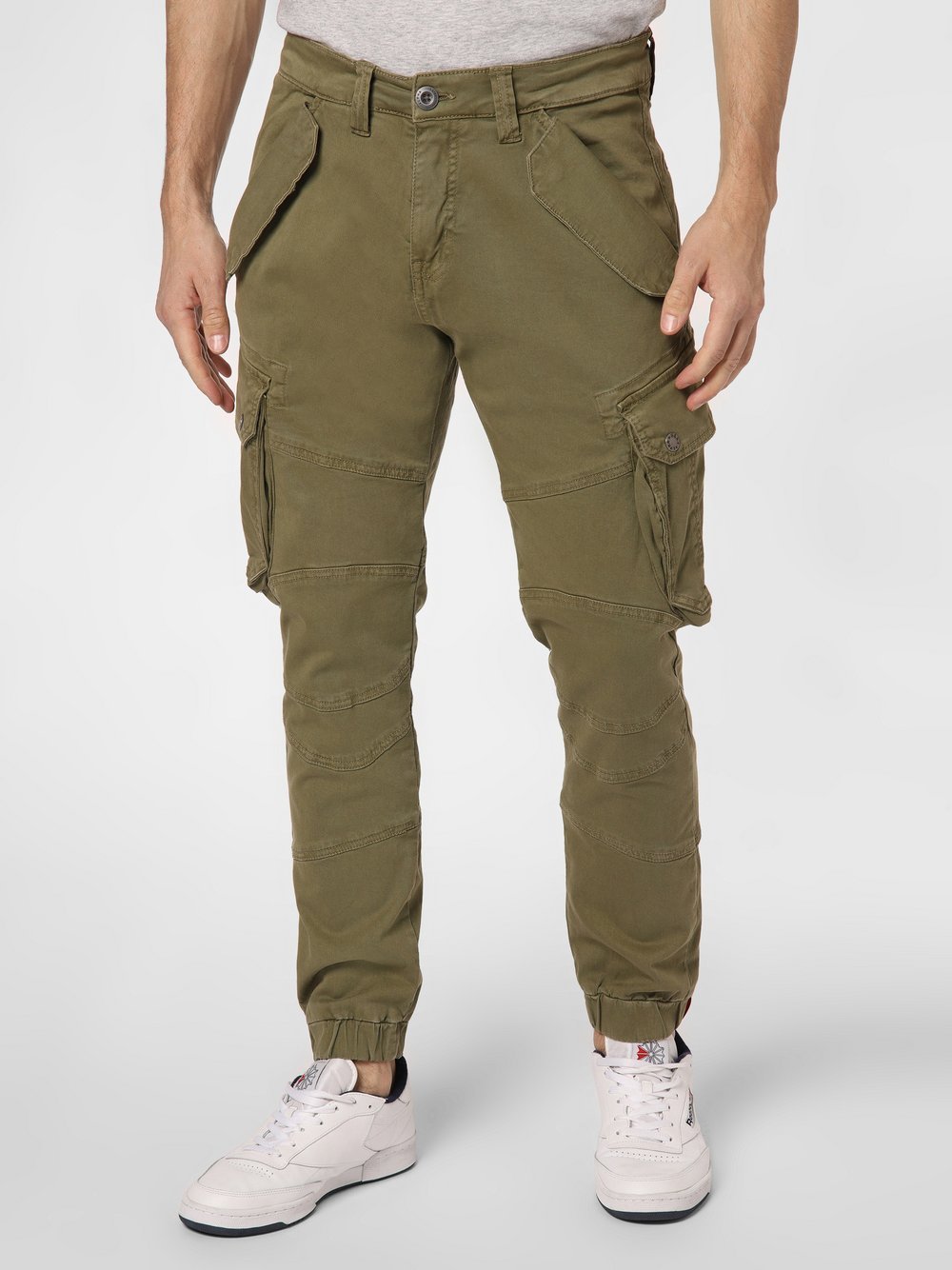 Alpha Industries Hose Herren Baumwolle grün, 34