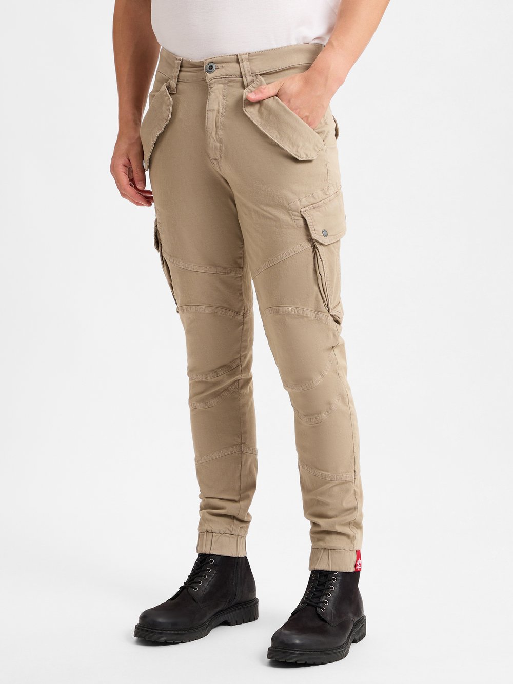 Alpha Industries Hose Herren Baumwolle beige, 36