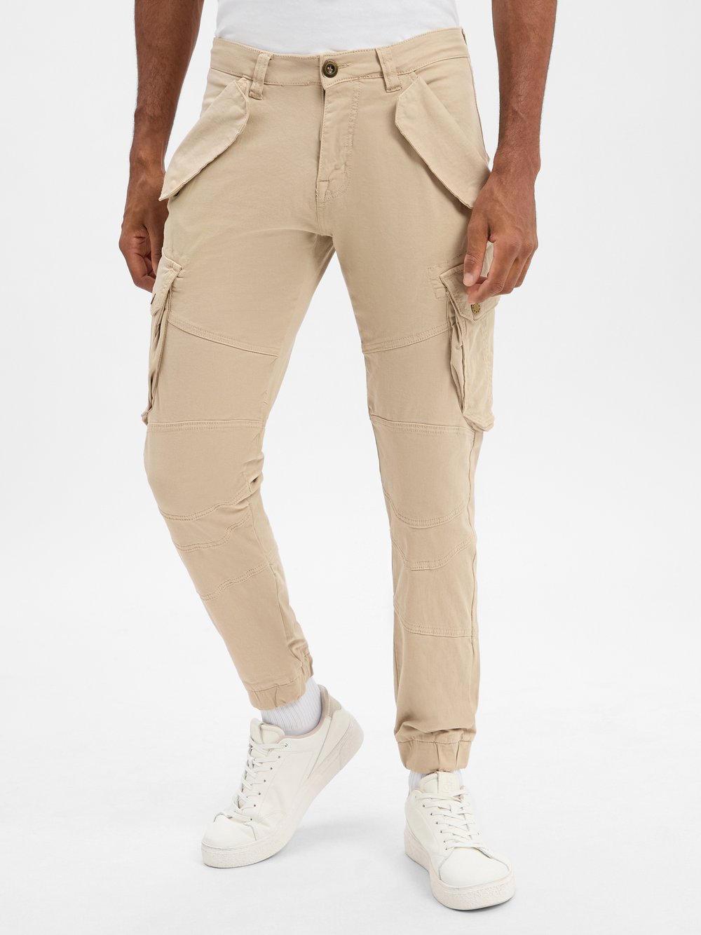 Alpha Industries Hose Herren Baumwolle beige, 30