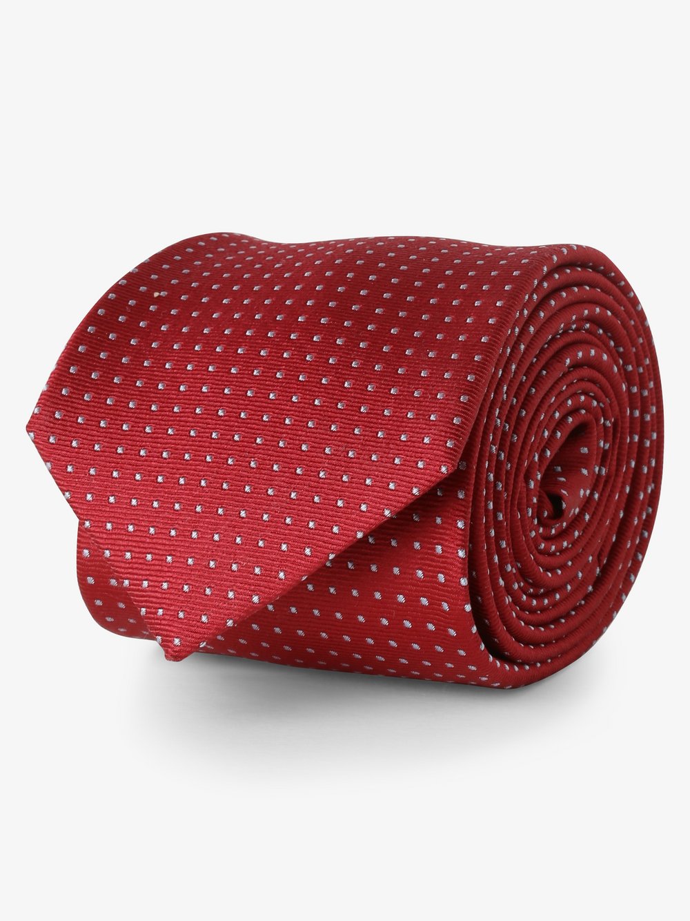 GRAAF - Krawat jedwabny męski, czerwony