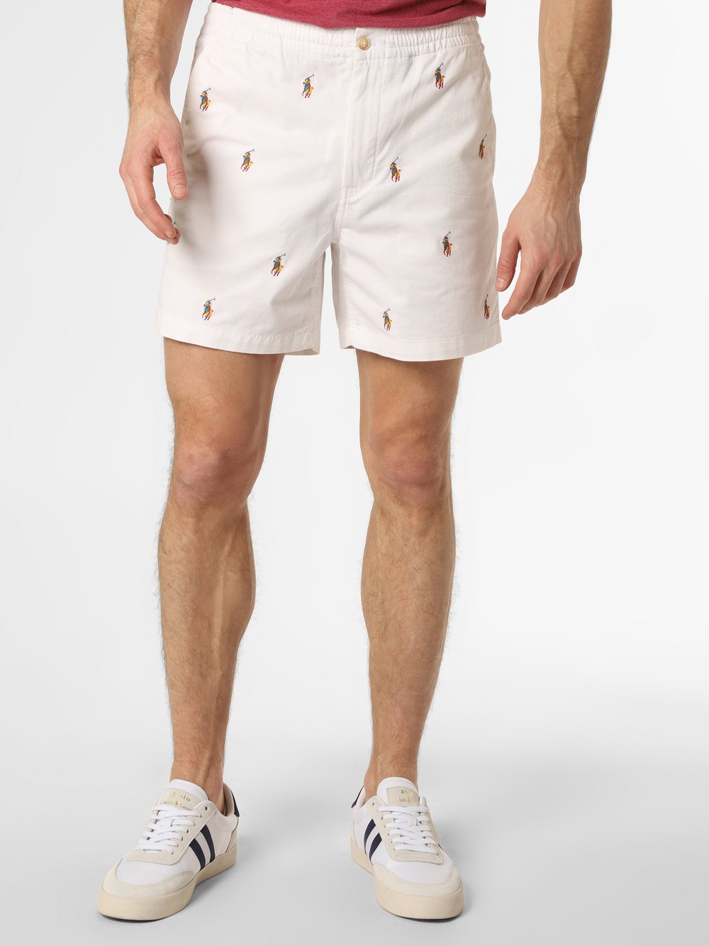 Polo Ralph Lauren - Spodenki męskie – Strech Classic Fit, biały
