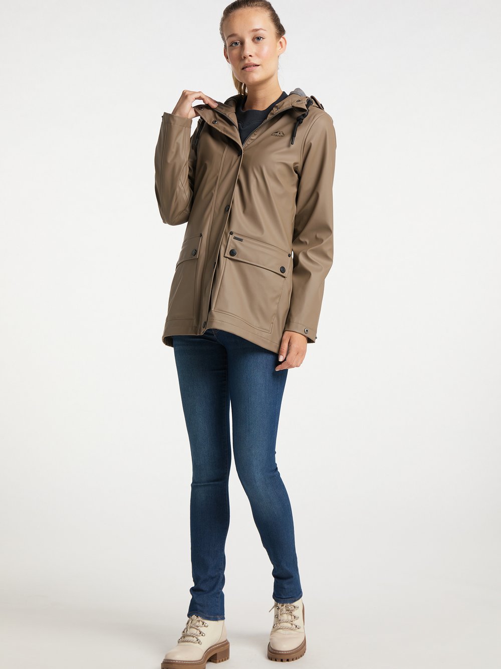 ICEBOUND Regenjacke Damen braun, L