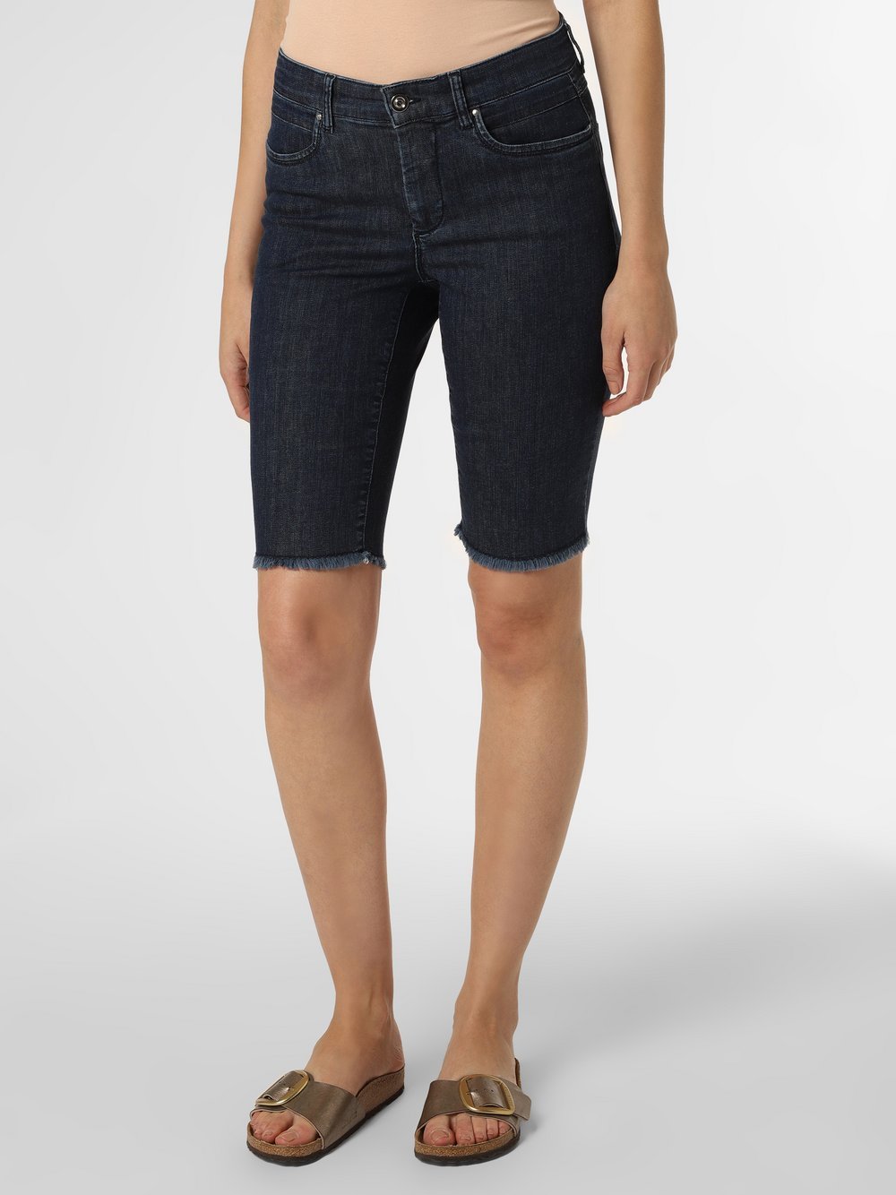 Olivia - Damskie spodenki jeansowe, niebieski