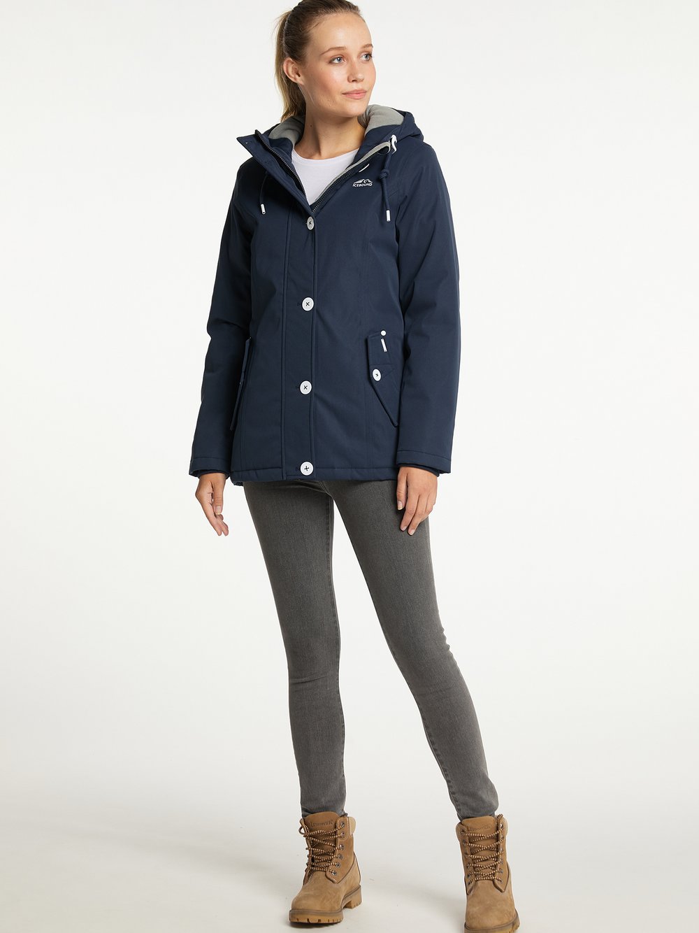 ICEBOUND Winterjacke Damen blau, XXL