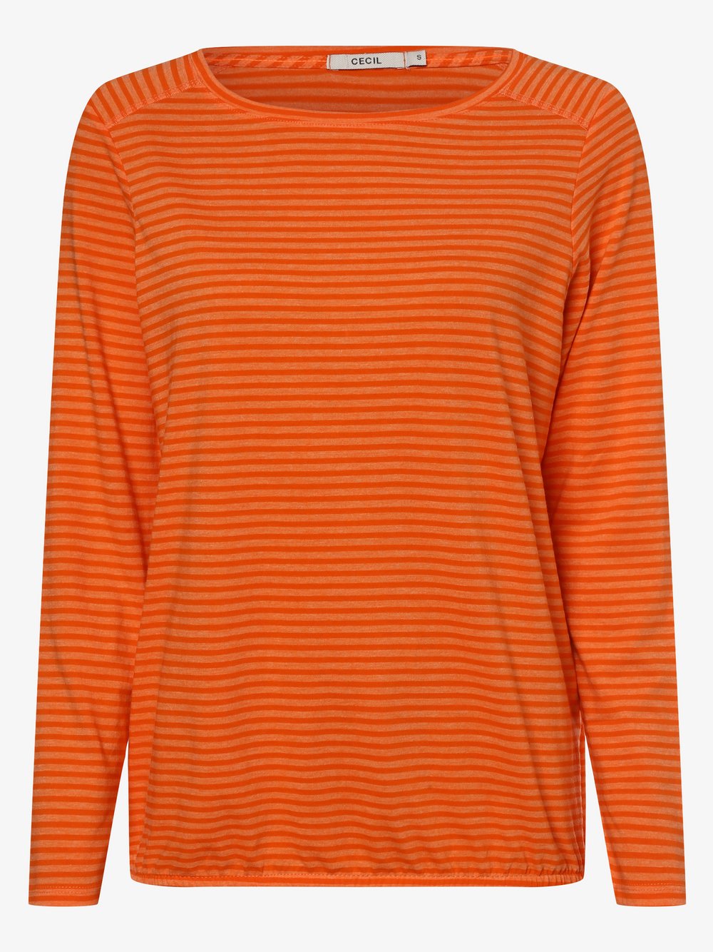 CECIL - Damska koszulka z długim rękawem, pomarańczowy