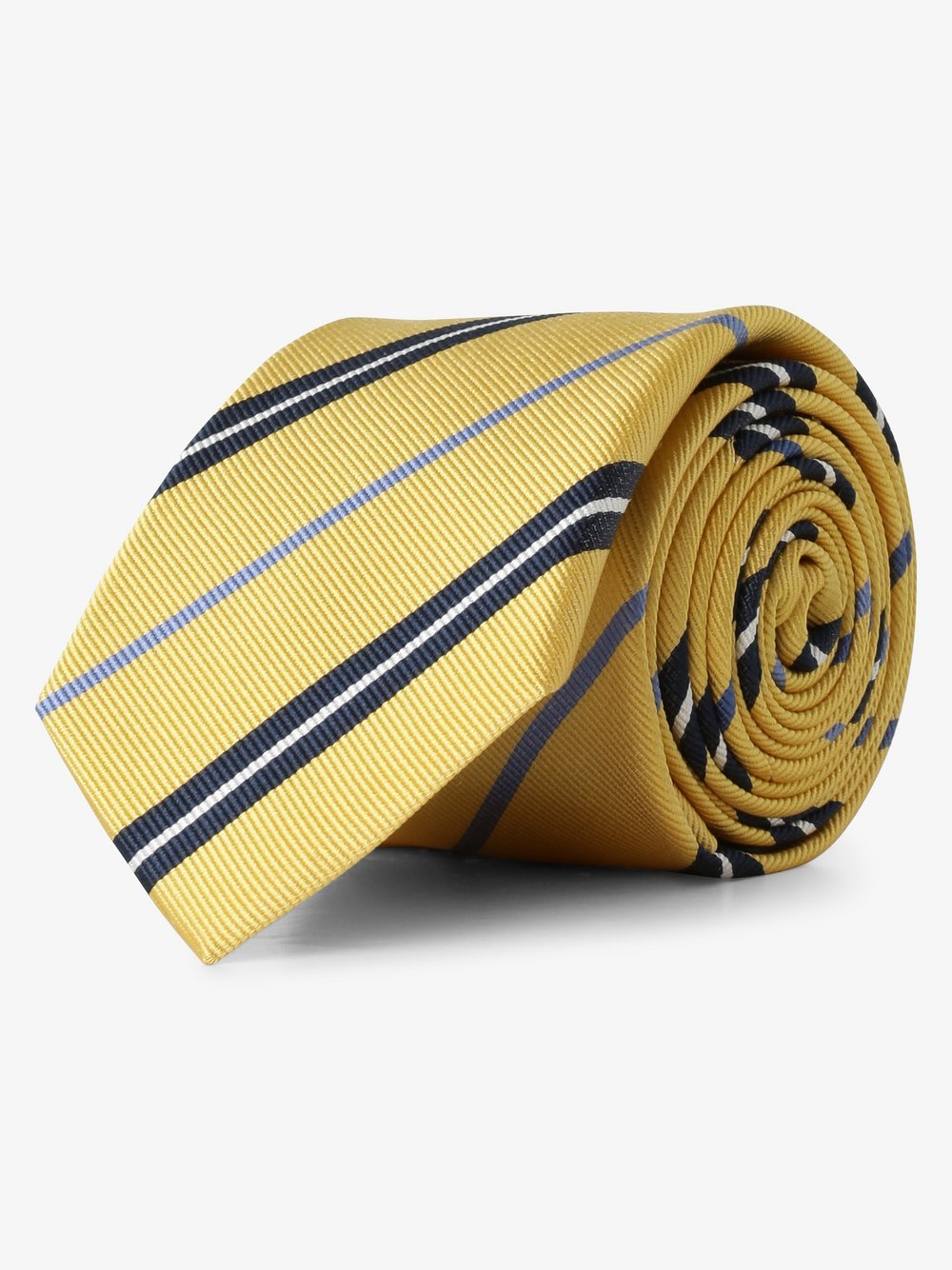 Mc Earl - Krawat jedwabny męski, żółty