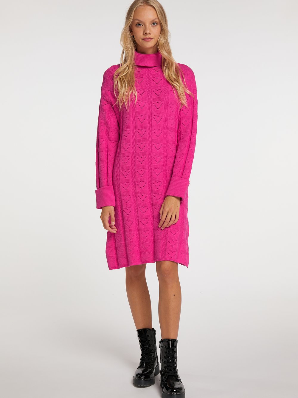 MyMo Strickkleid Damen pink, XL/XXL