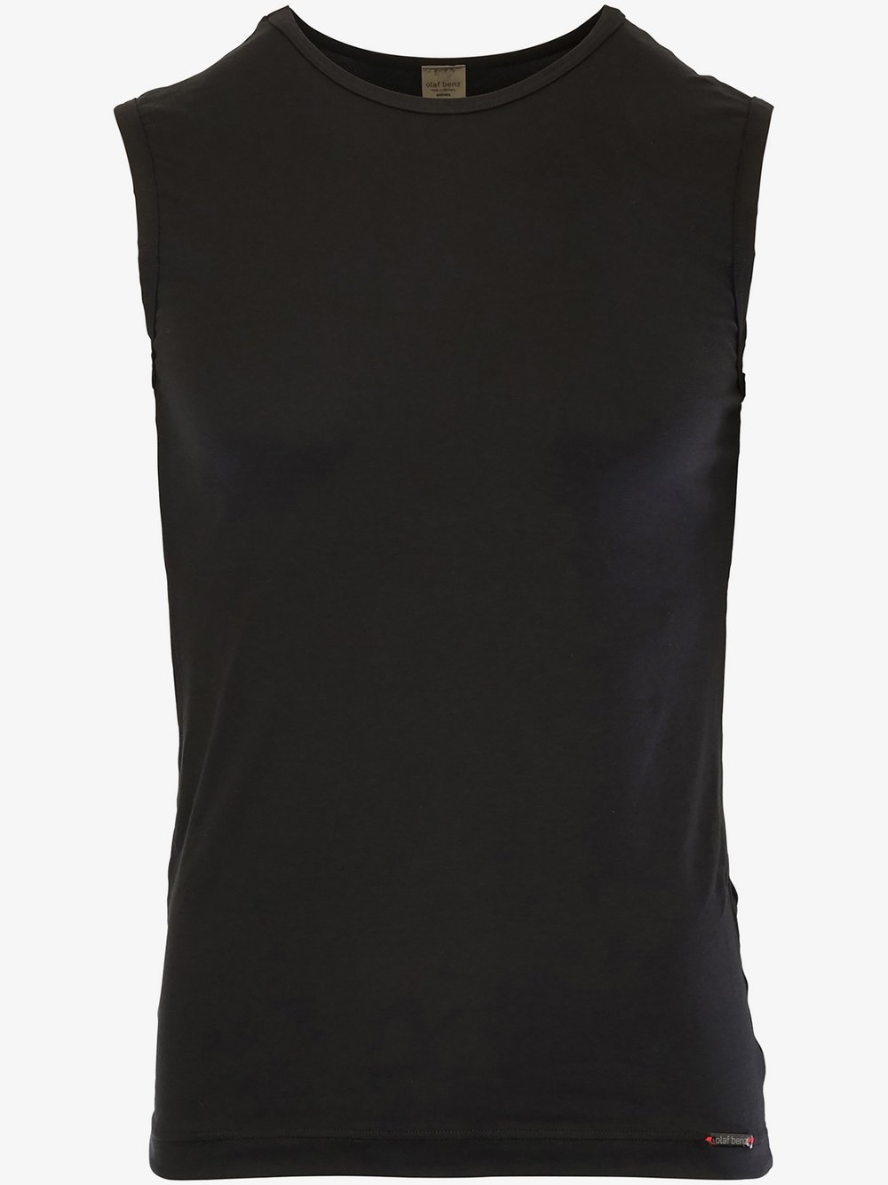 Olaf Benz Tanktop  Herren Jersey schwarz, L