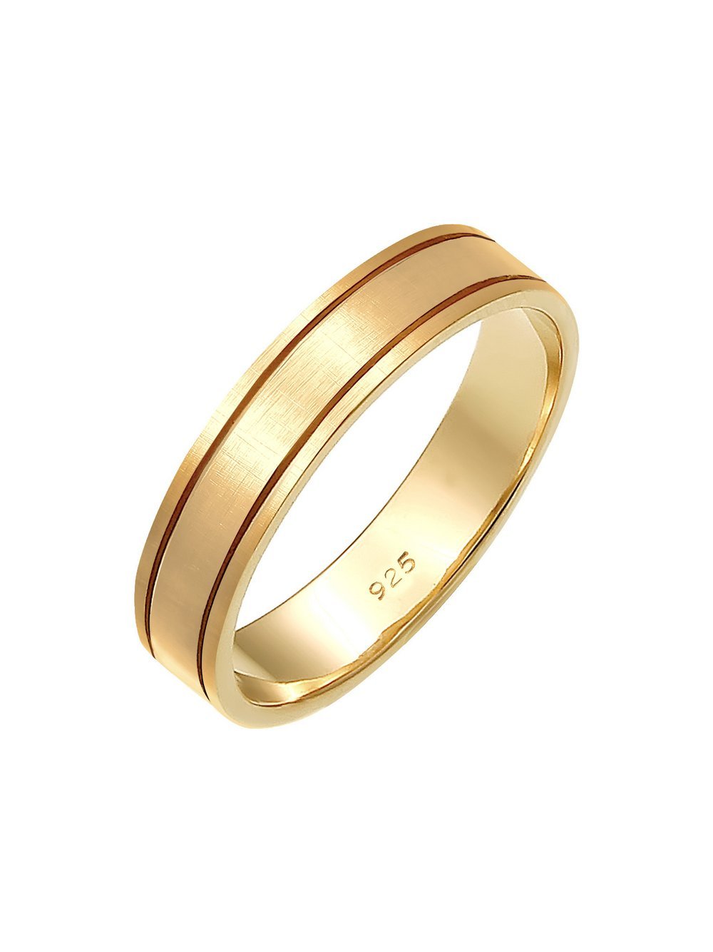 Elli PREMIUM Ring Damen Sterlingsilber gold, 54