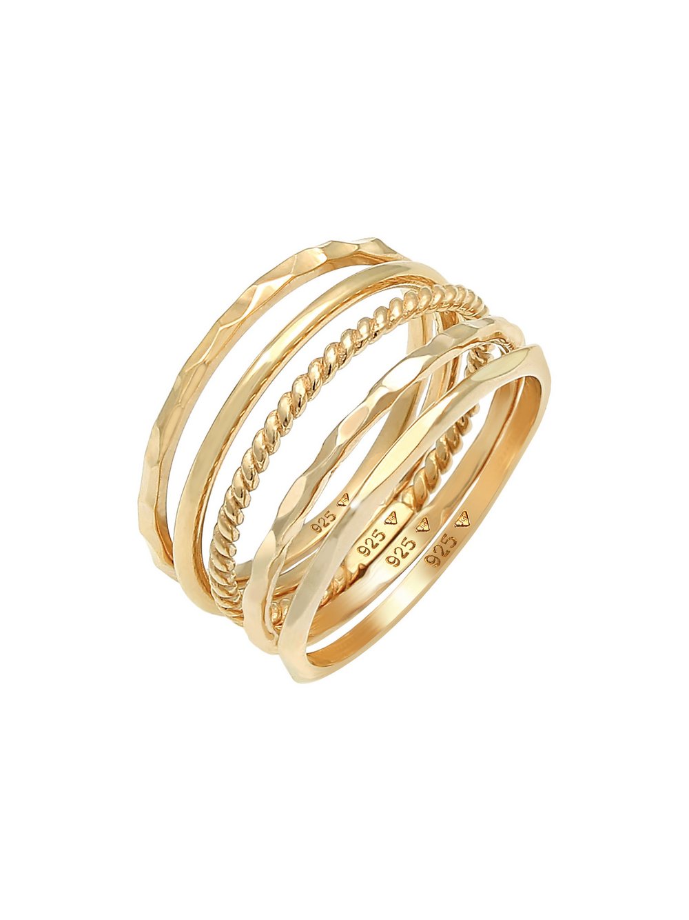 Elli Ring Damen Sterlingsilber gold, 56