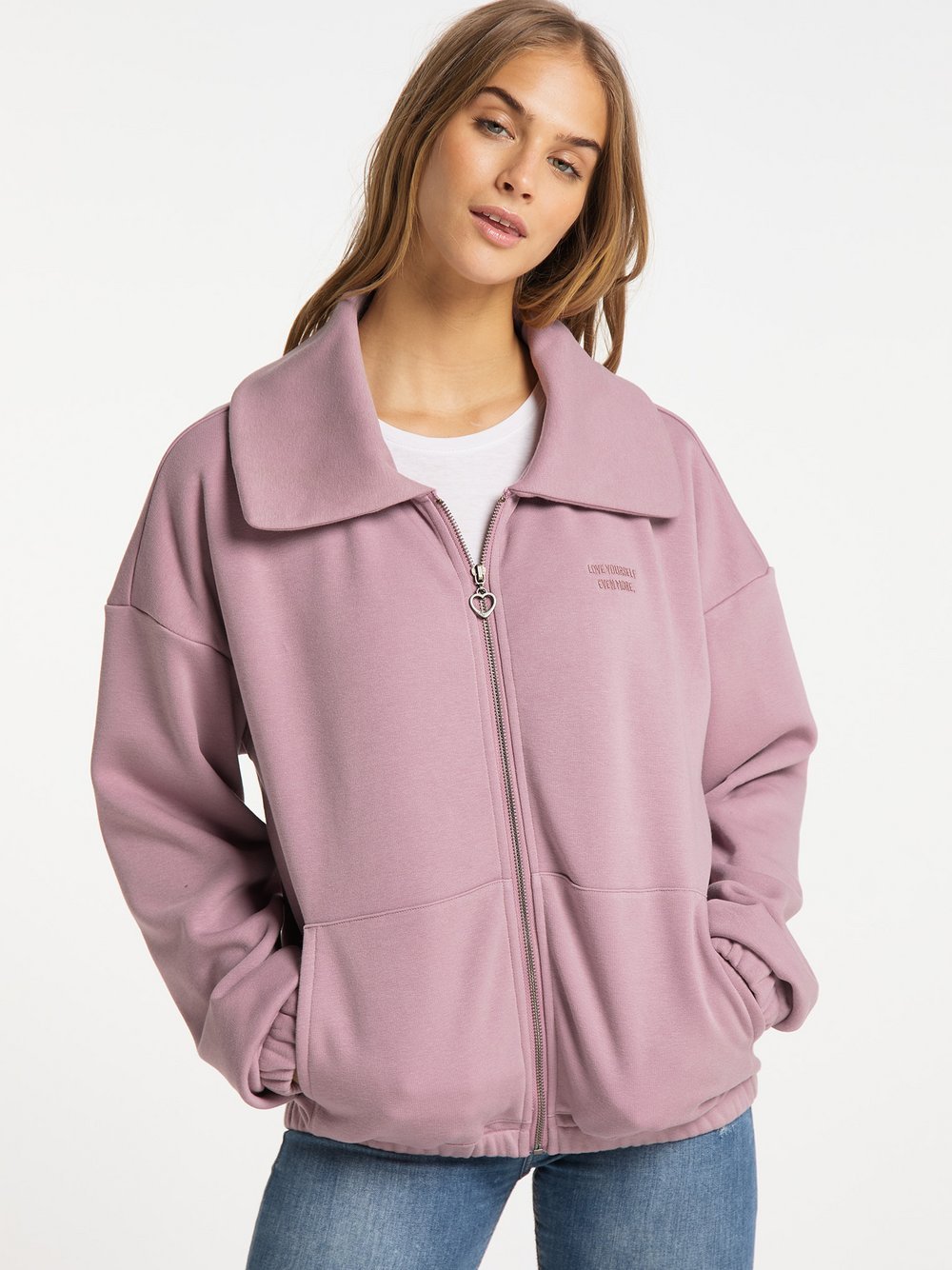 MyMo Sweatjacke Damen rosa, S