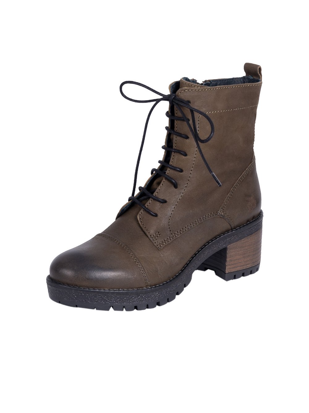 Apple of Eden ankle boot Damen Leder grün, 37