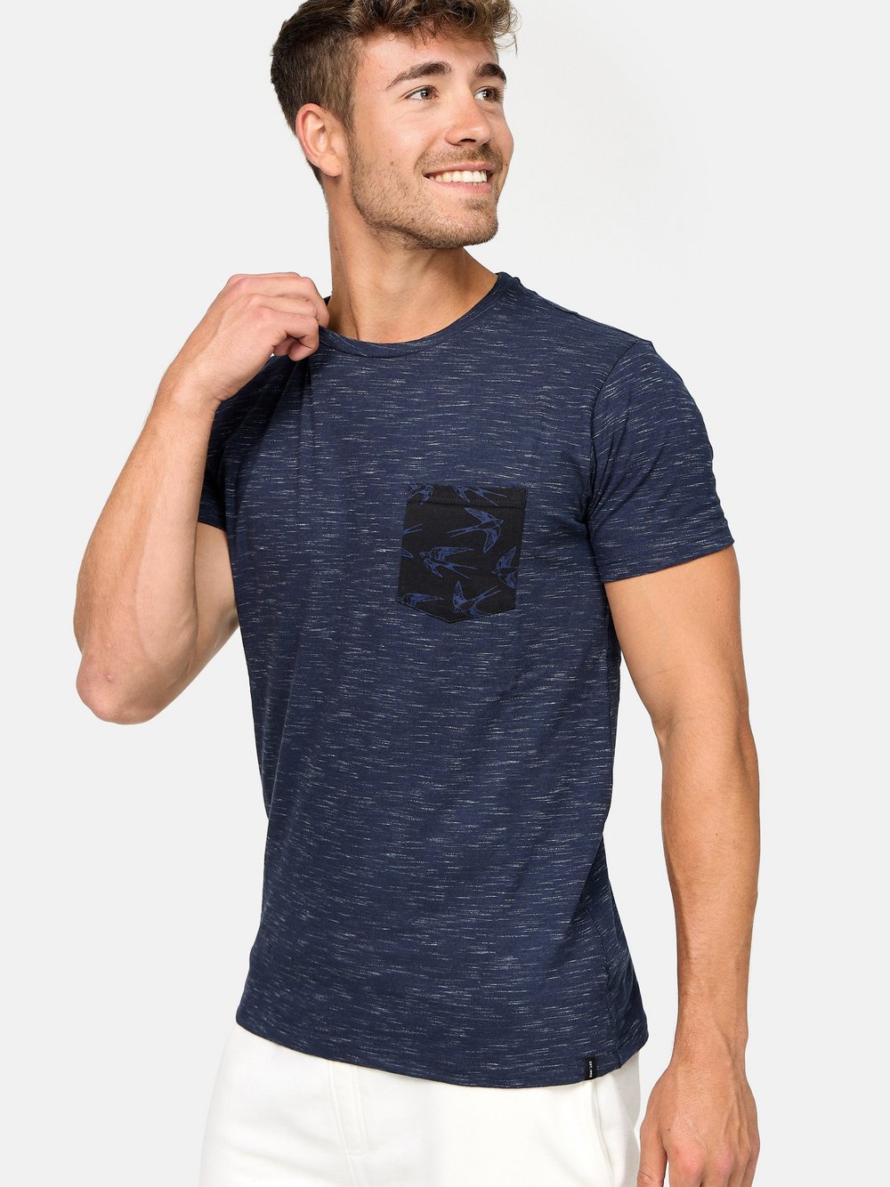 Indicode T-Shirt Herren blau, S