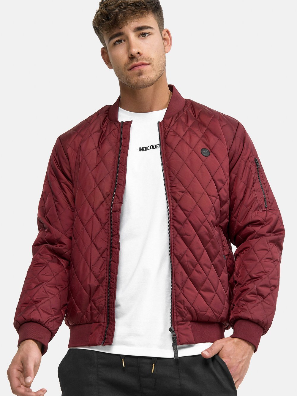 Indicode Übergangsjacke Herren Polyamid rot, L