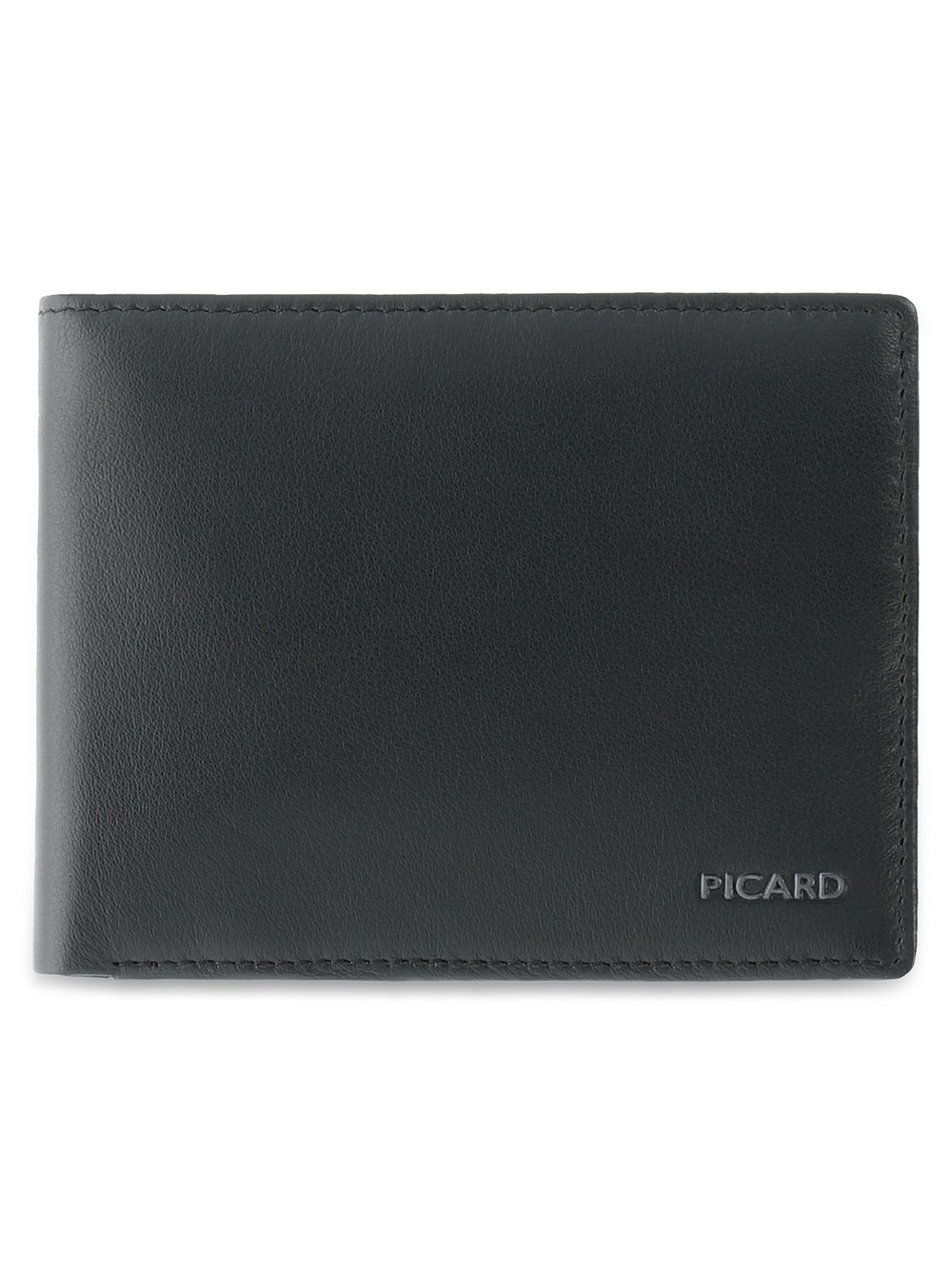 PICARD Portemonnaie Herren Leder schwarz, ONE SIZE