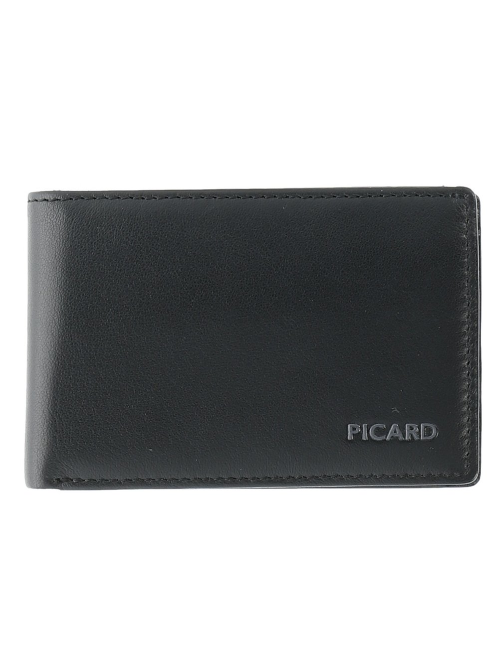 Thumbnail - PICARD Portemonnaie Herren Leder schwarz strukturiert, ONE SIZE