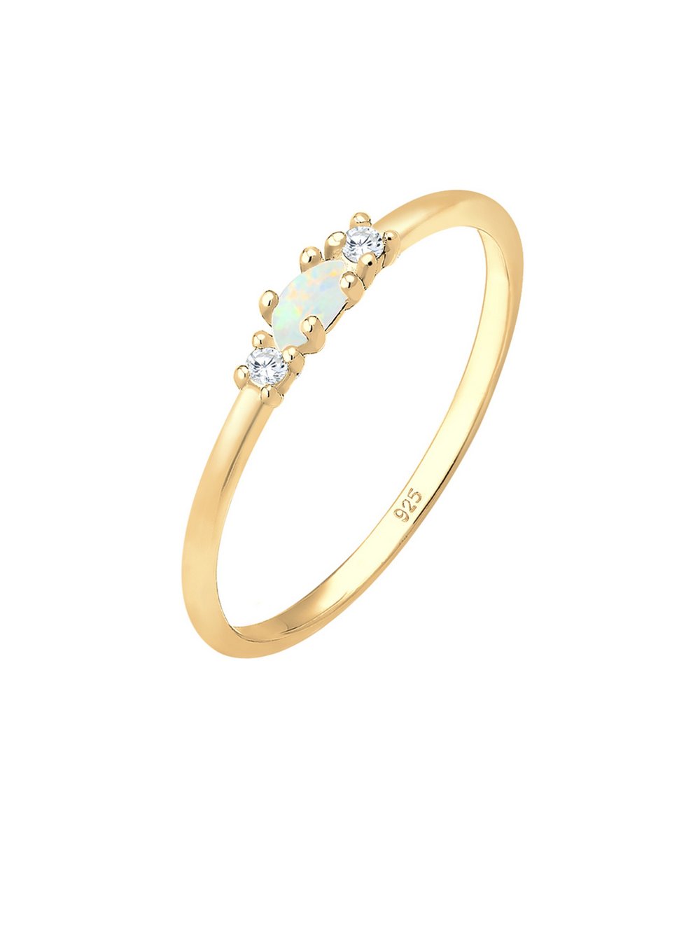 Elli Ring Damen Sterlingsilber gold, 56