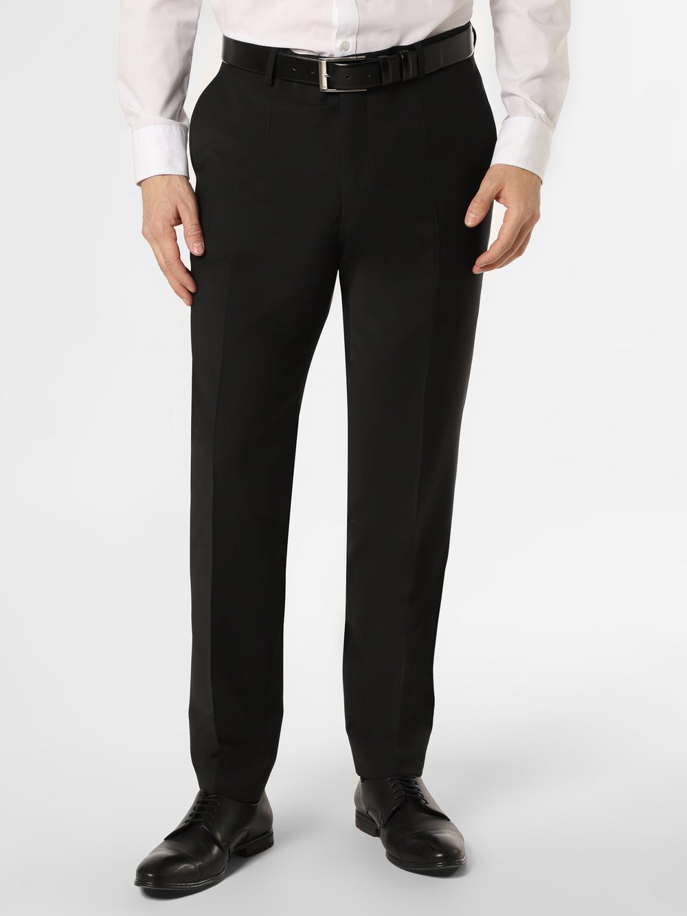 Pierre Cardin - Męskie spodnie od garnituru modułowego – Ryan-FF, czarny