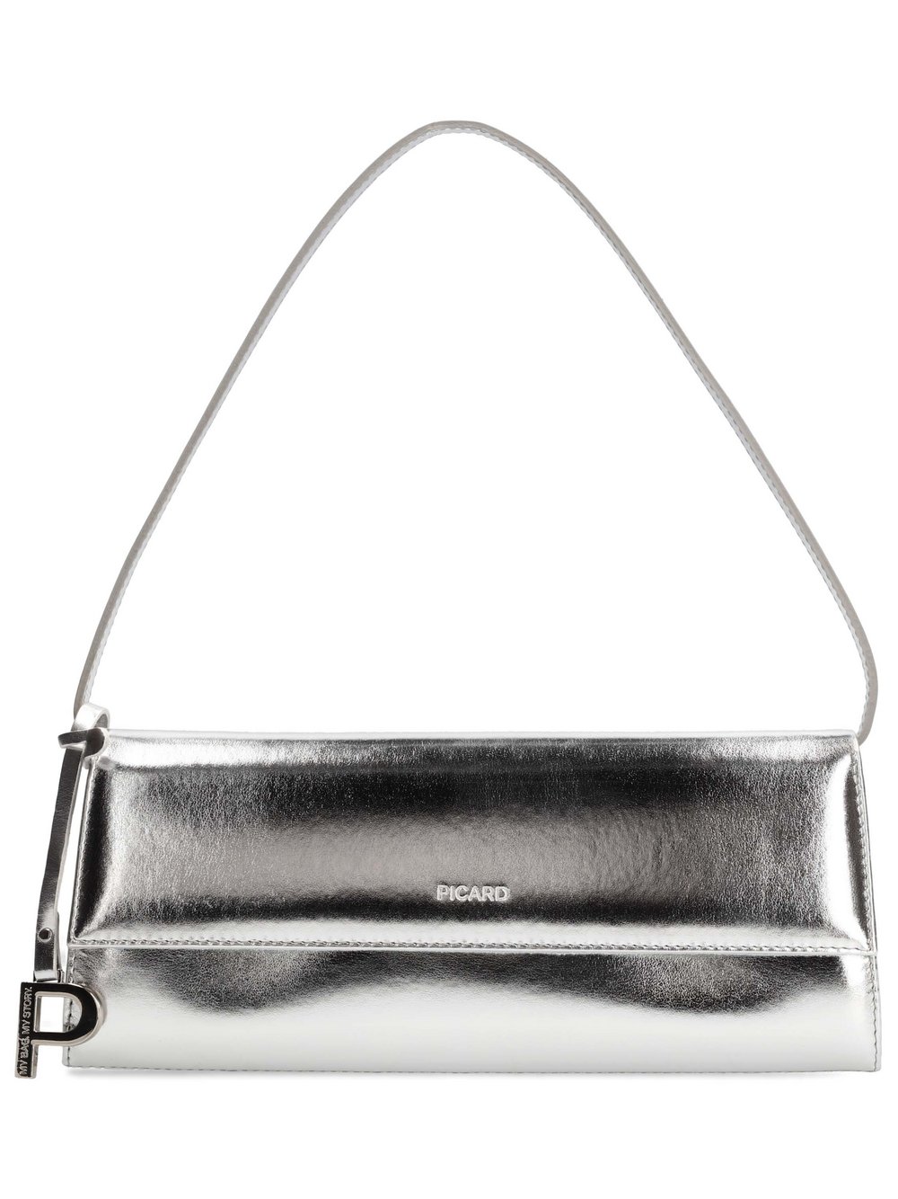 Thumbnail - PICARD Abendtasche Damen Leder silber strukturiert, ONE SIZE