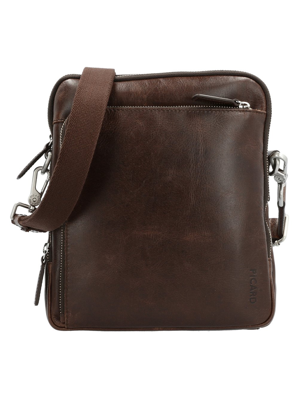 Thumbnail - PICARD Schultertasche Herren Leder braun, ONE SIZE