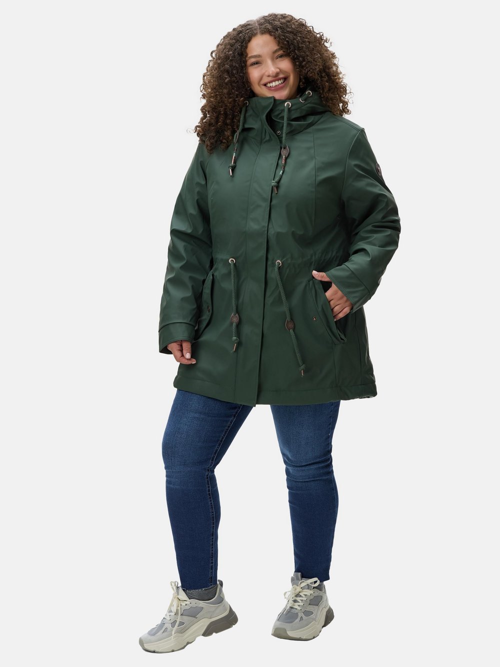 Ragwear Wintermantel Damen grün, XXL