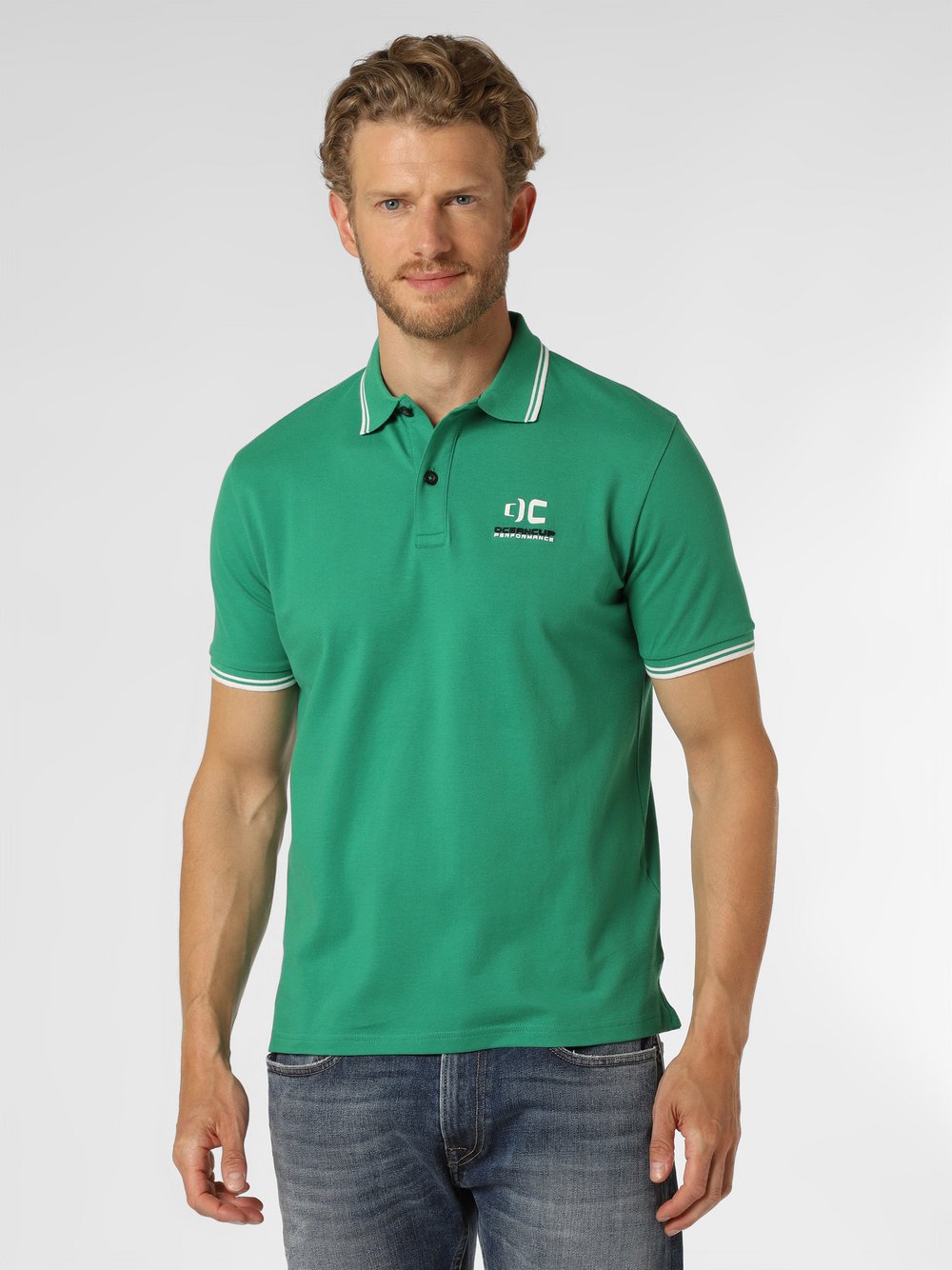 Ocean Cup - Męska koszulka polo, zielony